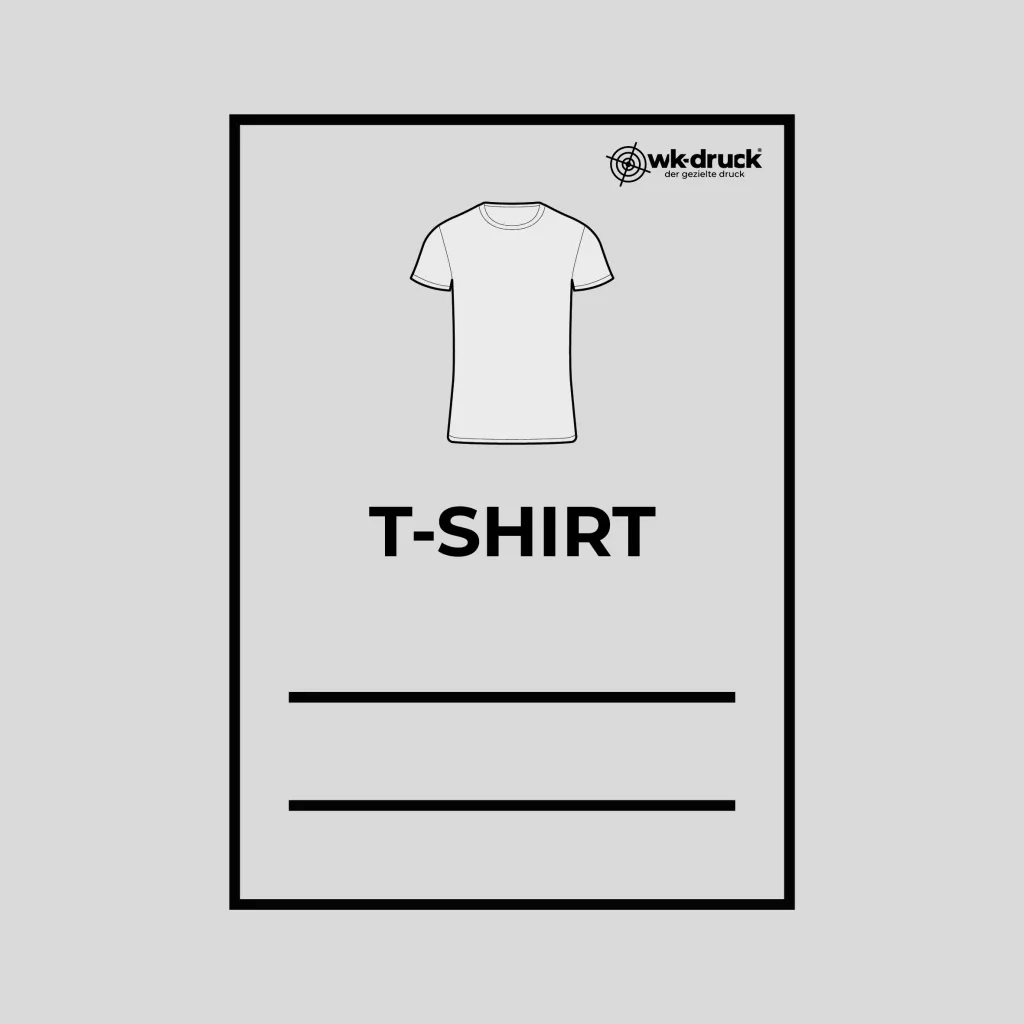Wkdruck Textil T Shirt